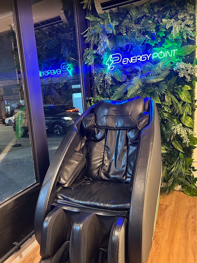 Cadeira de massagem premium da Energy Point